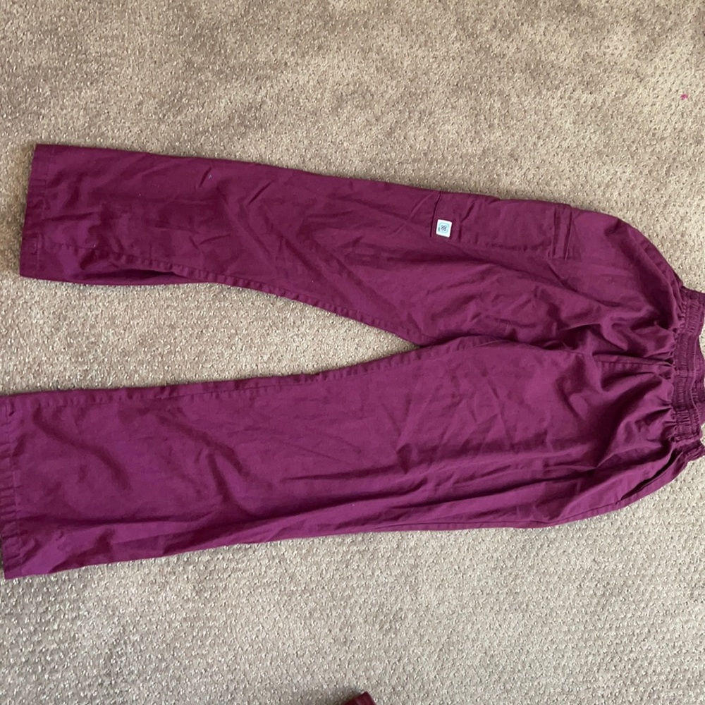 Magenta Scrub Pants